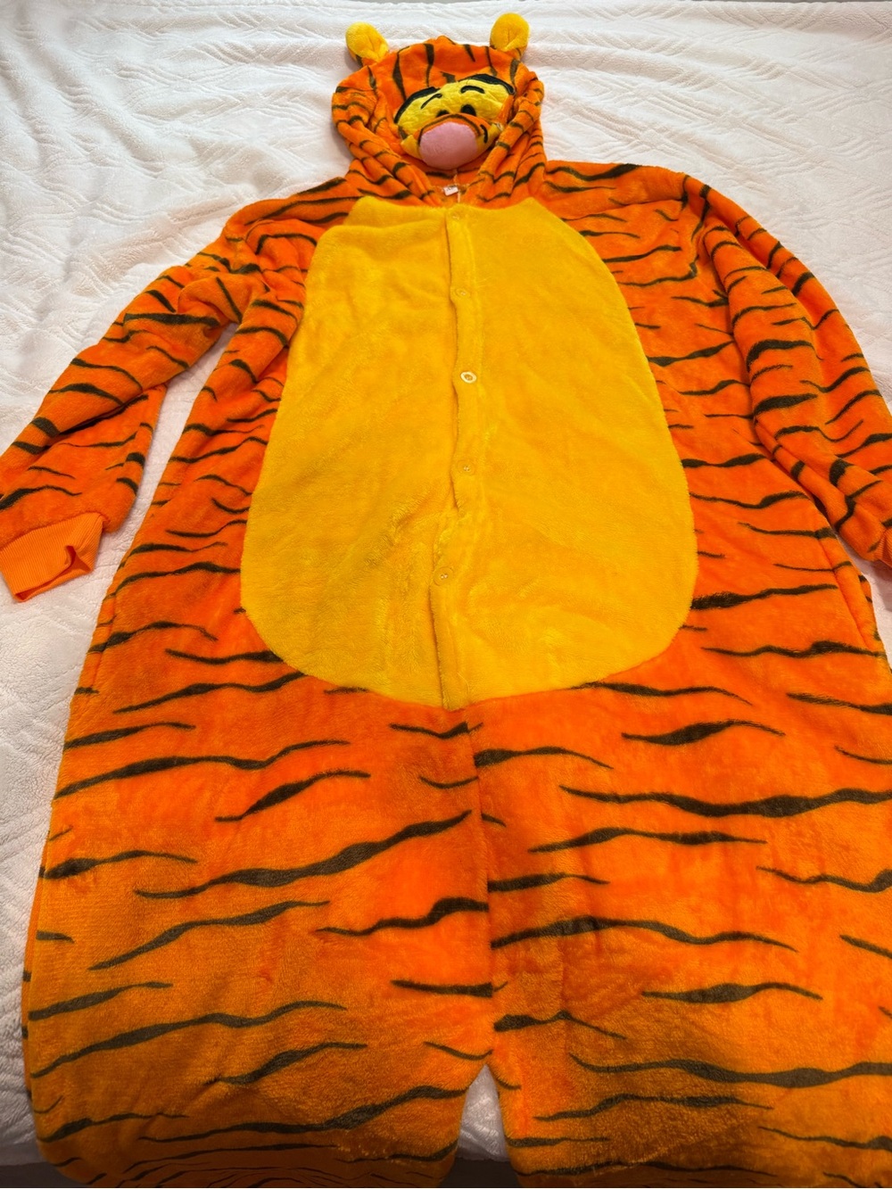Tiger One-Piece Hooded Costume